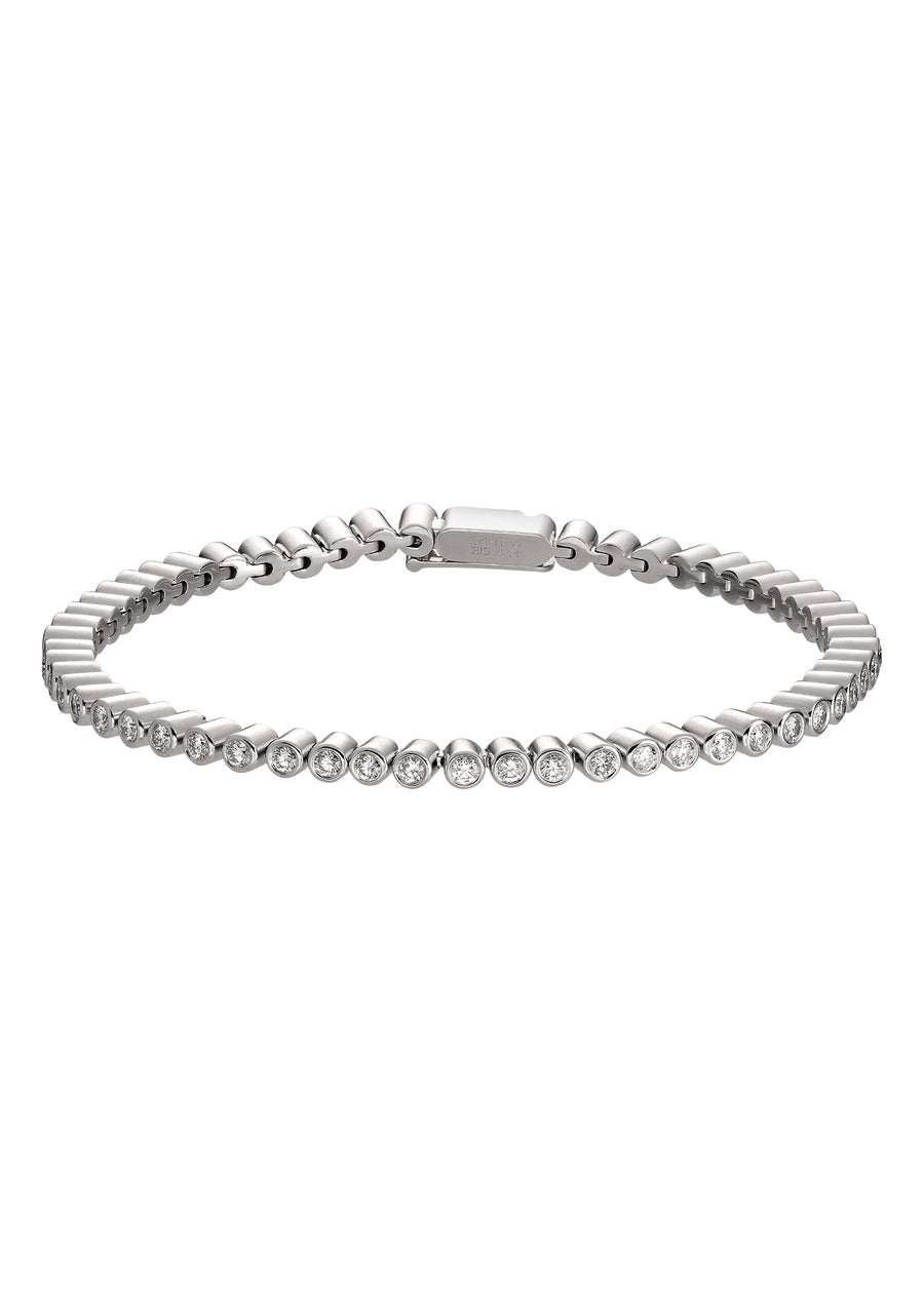 Tennis bracelet "Frost Yourself" Platinum