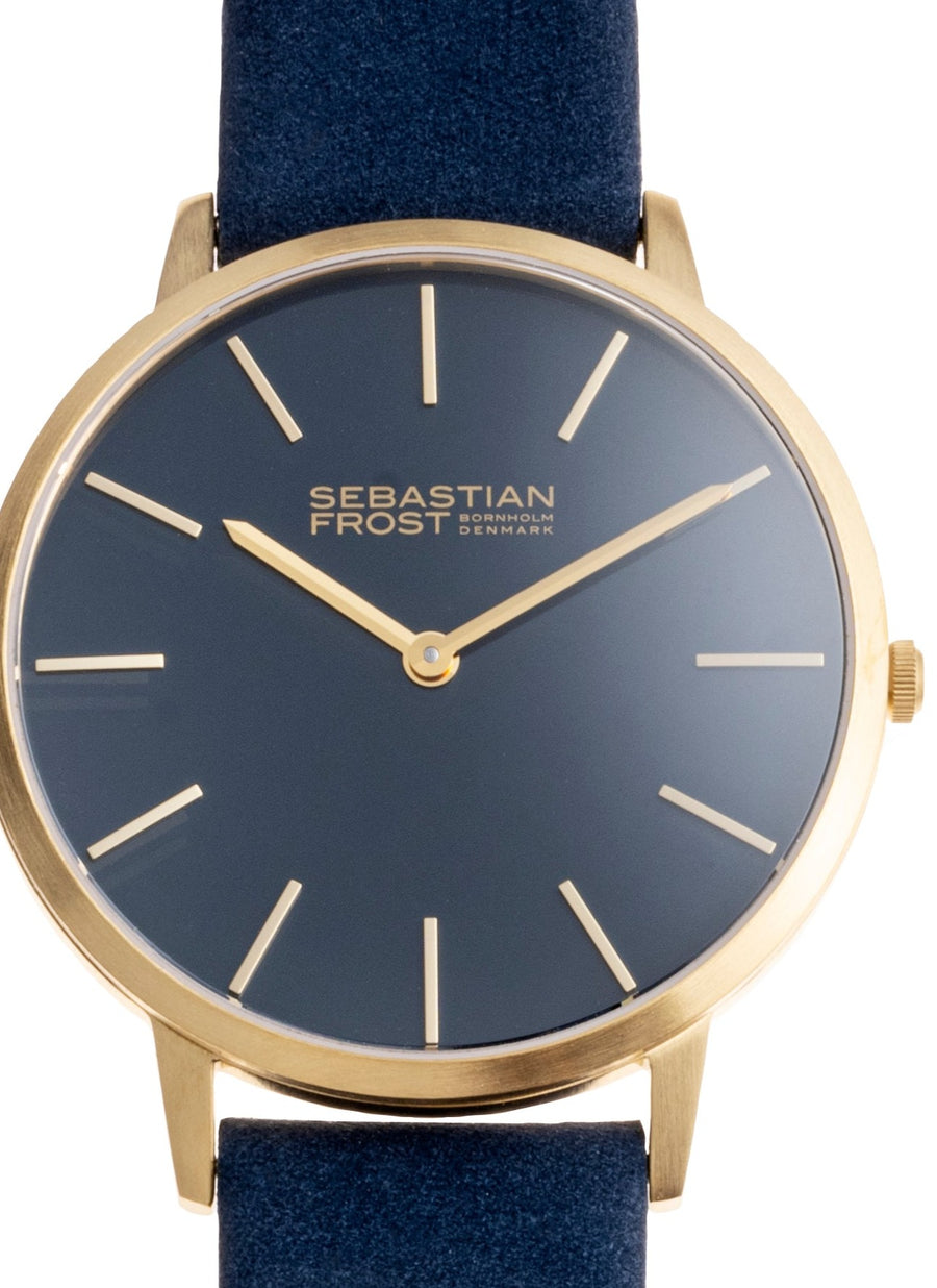 Sebastian Frost Bornholm Watch Classic Blue Gold Grande Herreur
