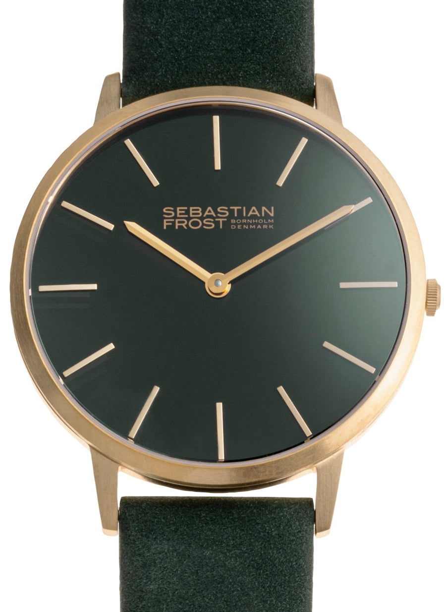 Sebastian Frost Bornholm Watch Classic Green Gold Grande Herreur