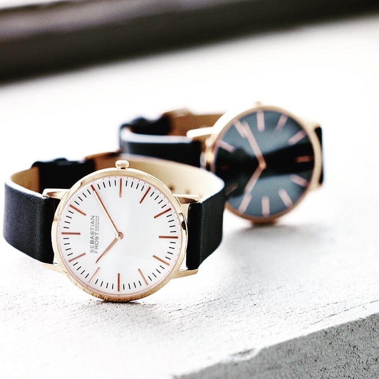Sebastian Frost Bornholm Watch Classic Rosegold White Unisex ur