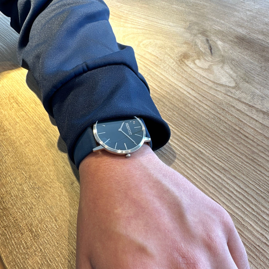 Sebastian Frost Bornholm Watch Classic Blue Steel Grande Herreur