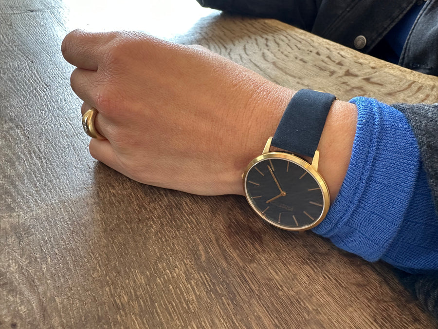 Sebastian Frost Bornholm Watch Classic Blue Gold Grande Herreur