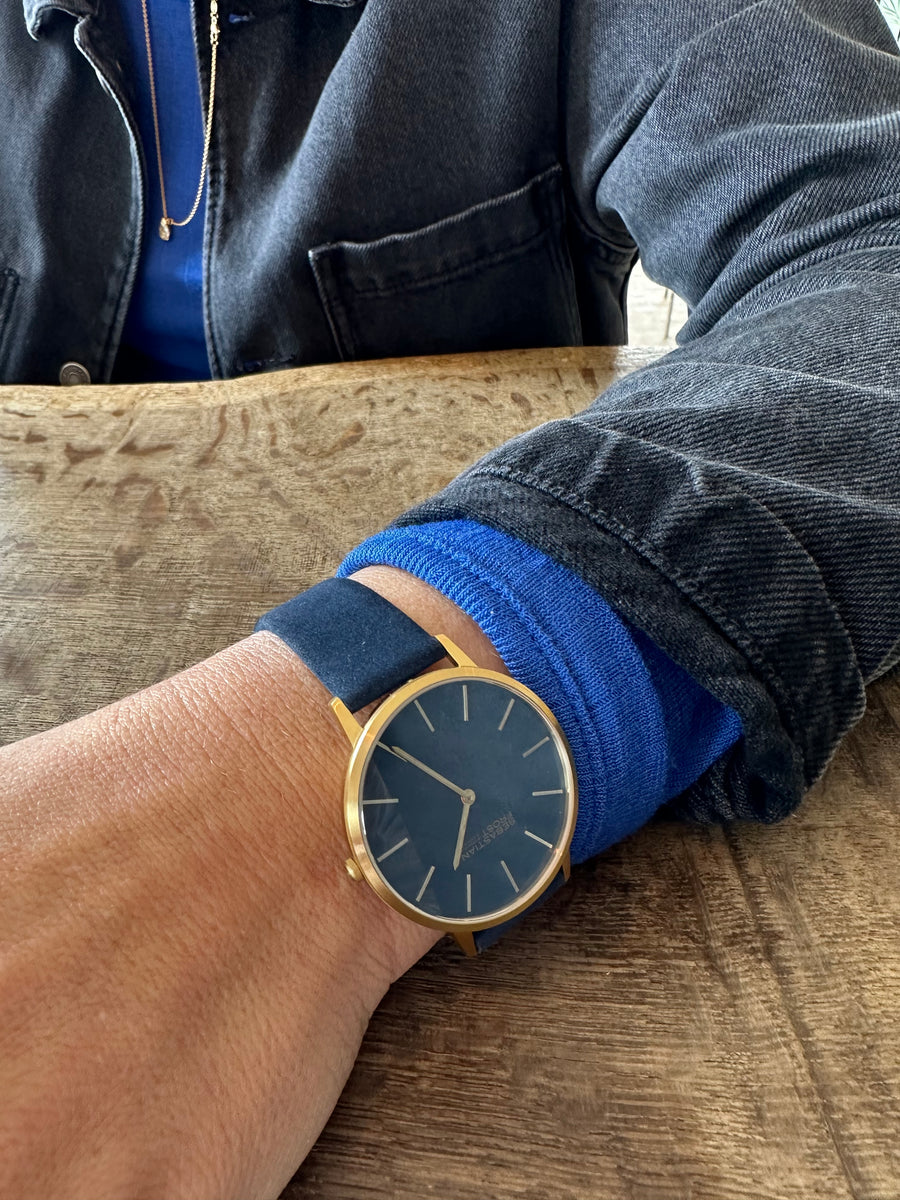 Sebastian Frost Bornholm Watch Classic Blue Gold Grande Herreur