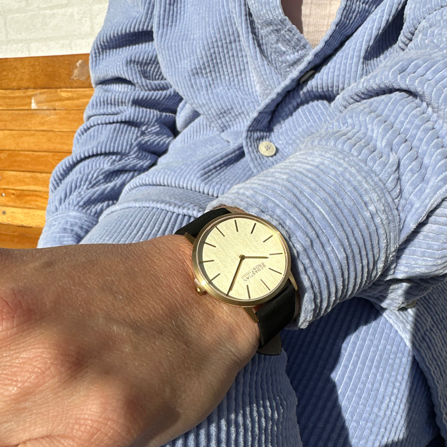 Sebastian Frost Bornholm Watch Classic Sanded Gold Unisex ur