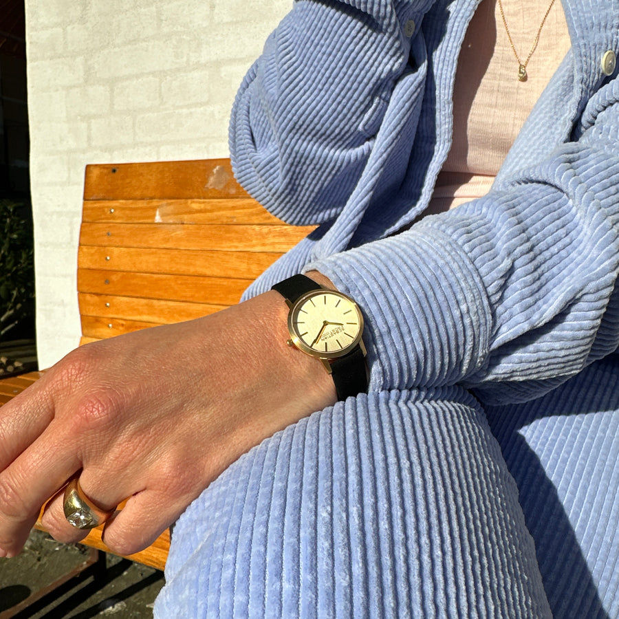 Sebastian Frost Bornholm Watch Classic Sanded Gold Petite/Lady Dameur