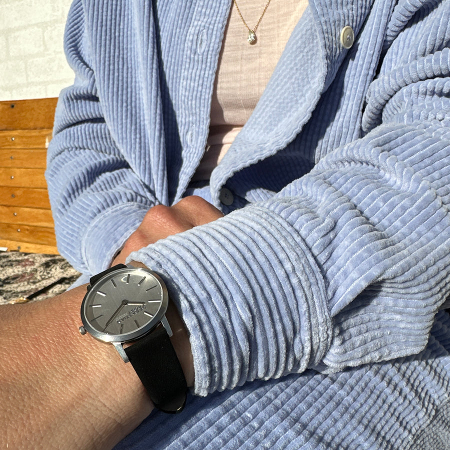 Sebastian Frost Bornholm Watch Classic Sanded Steel Petite/Lady Dameur