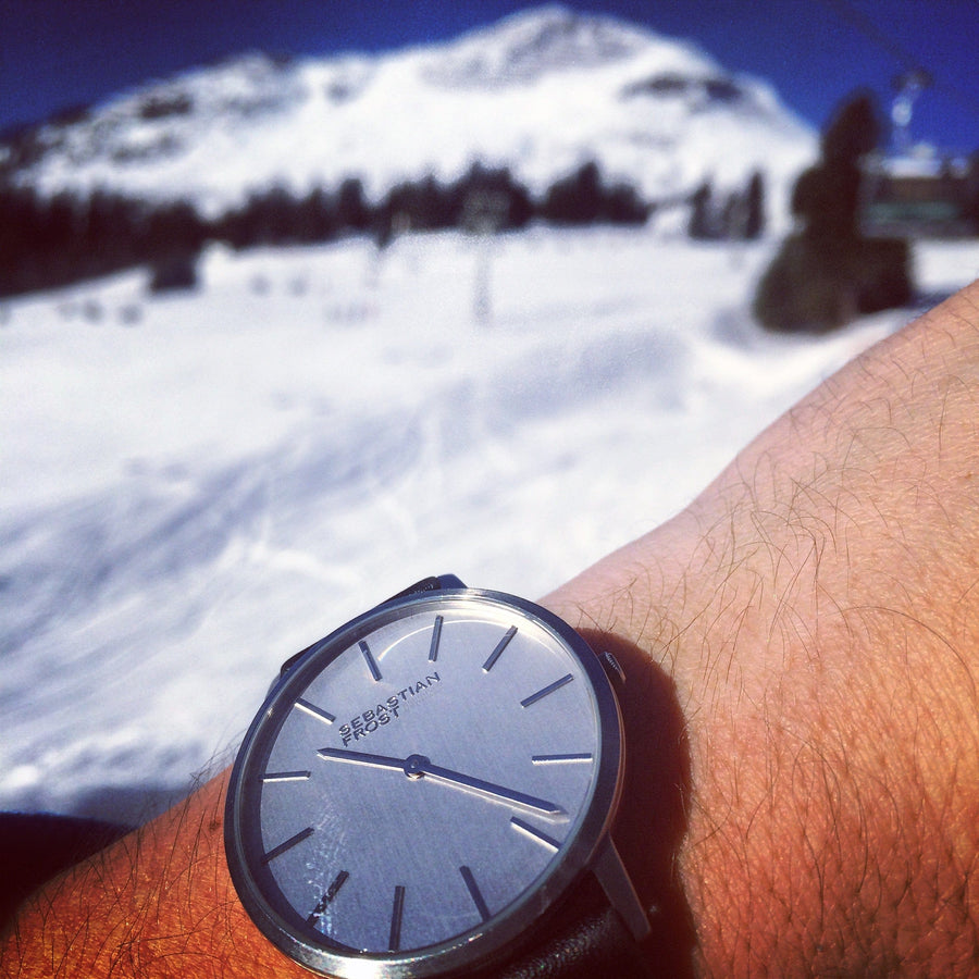 Sebastian Frost Bornholm Watch Classic Sanded Steel Grande