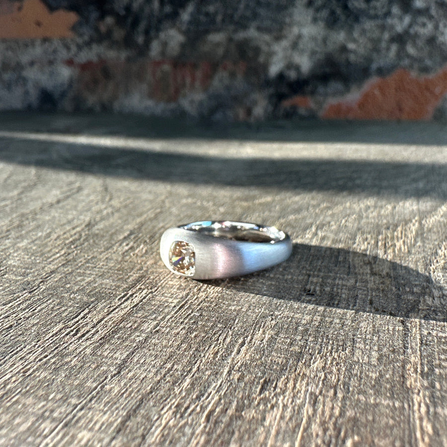 Ring Cushion Collection White gold [0.925ct]