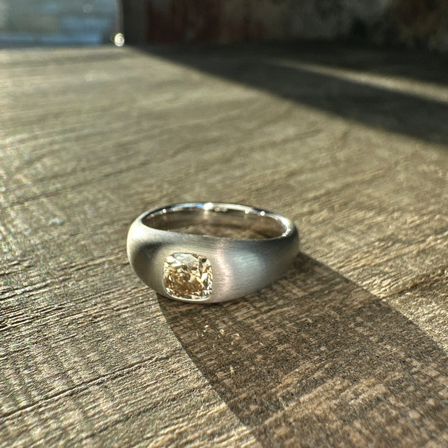 Ring Cushion Collection White gold [0.925ct]