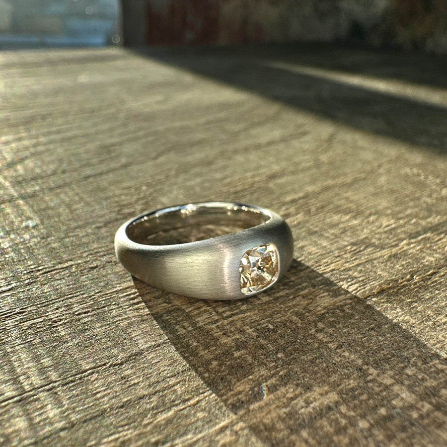 Ring Cushion Collection White gold [0.925ct]