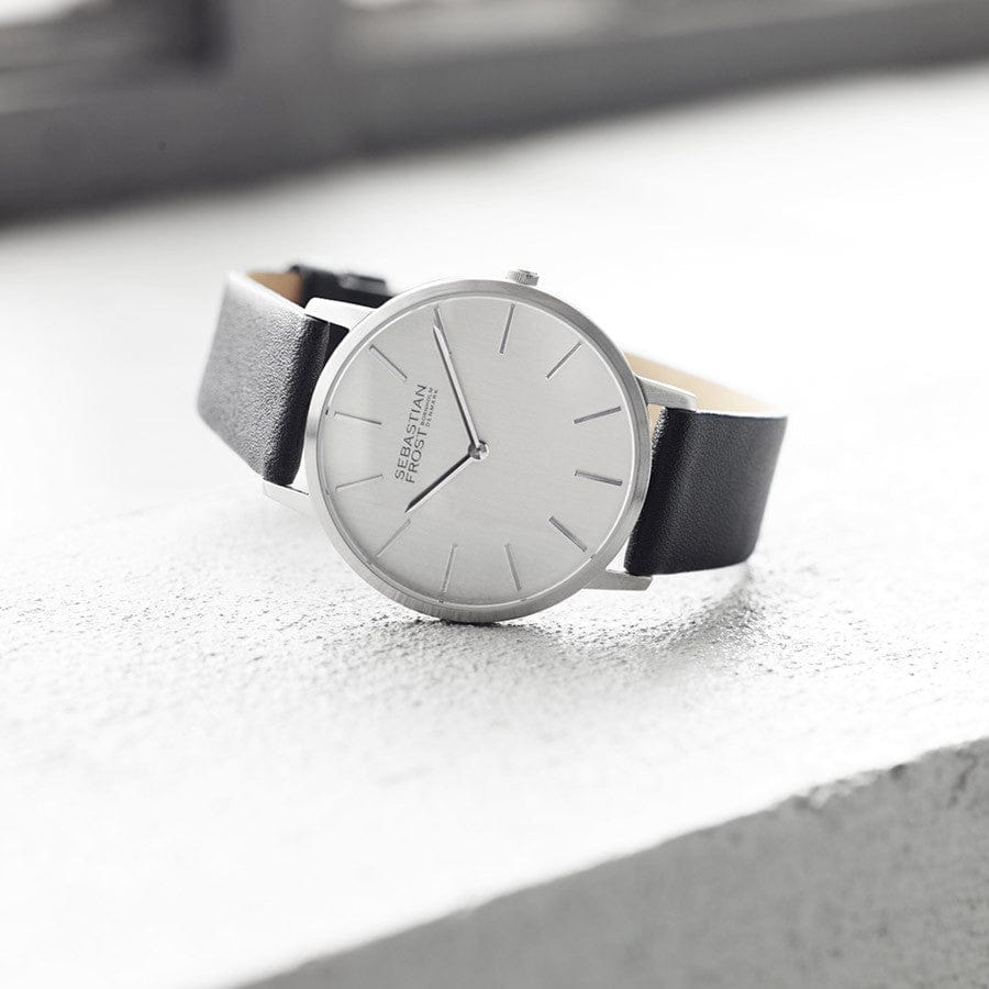 Sebastian Frost Bornholm Watch Classic Sanded Steel Unisex ur