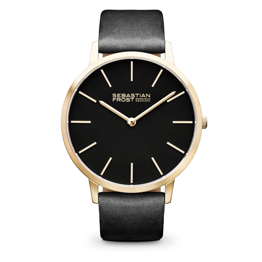 Sebastian Frost Bornholm Watch Classic Black Gold Grande Herreur