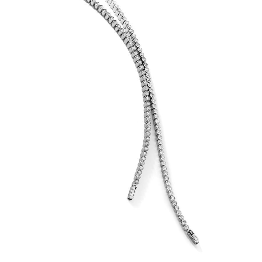 Tennis bracelet "Frost Yourself" Platinum