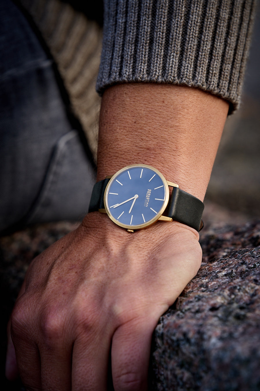 Sebastian Frost Bornholm Watch Classic Green Gold Grande Herreur
