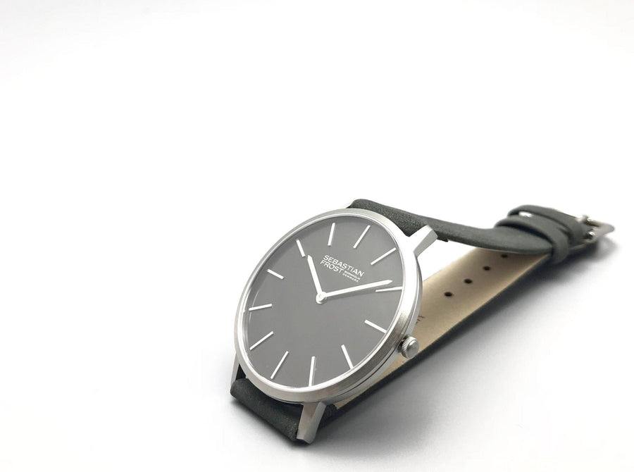 Sebastian Frost Bornholm Watch Classic Grey Steel Grande Herreur