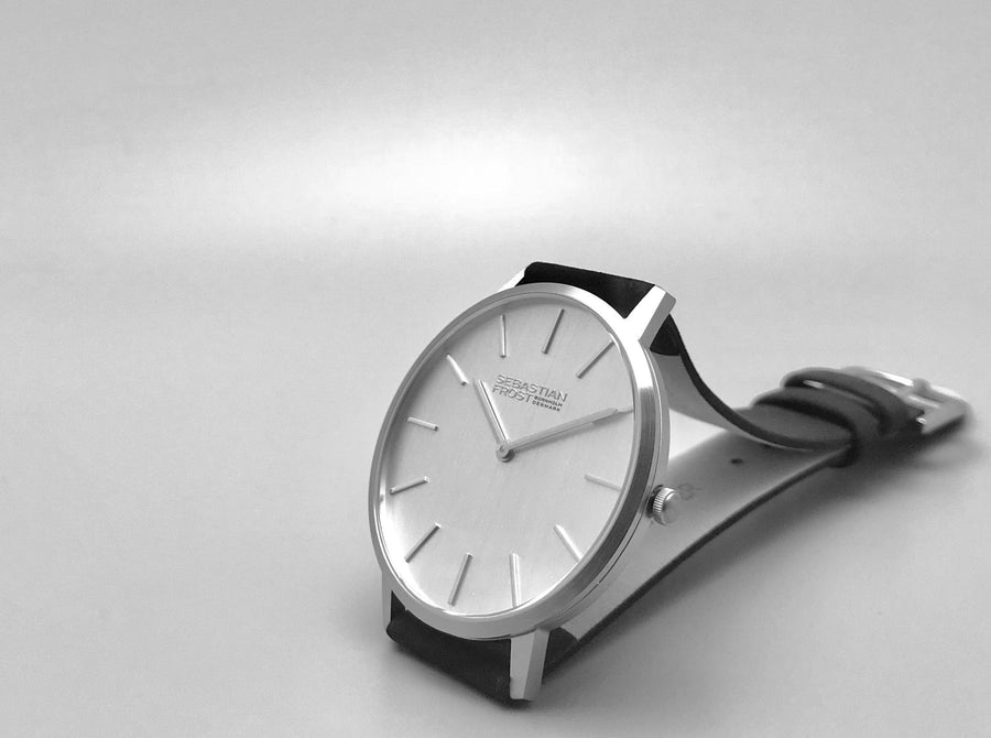 Sebastian Frost Bornholm Watch Classic Sanded Steel Grande